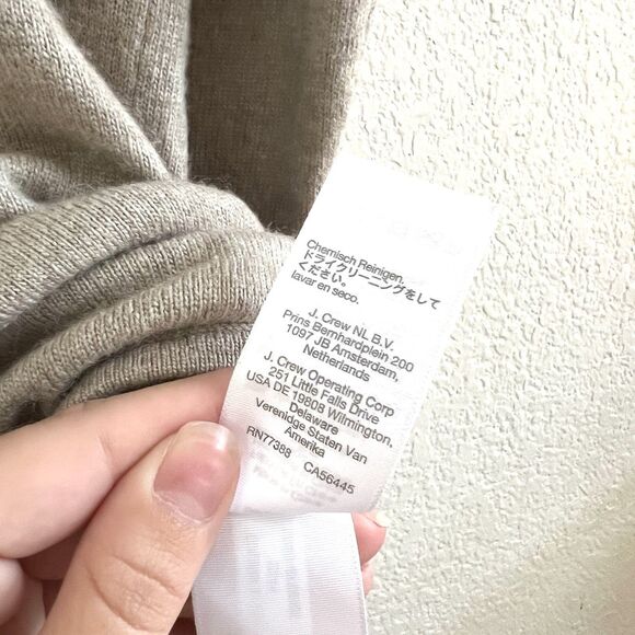 Madewell Ashbury Merino Wool / Alpaca Blend Mock Neck Sweater in Hthr Hazelwood - Picture 10 of 11